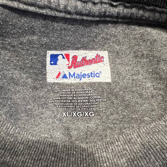 Authentic Majestic Giants Men's Gray 2012 Tee Shirt Size XL - Picture 4 of 4